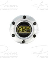 QSP Sport stuur zilver leder offset: 90mm