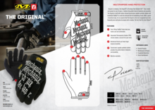 Mechanix Wear handschoenen blauw