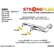 BMW E30 (82-91) Achterste draagarmbussen excentrisch - SPORT