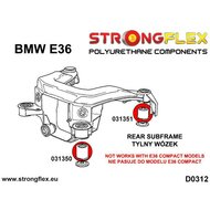 BMW E36 (90-99) Subframe montage bus set - SPORT