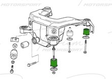 Massieve aluminium subframe bussen BMW E36