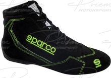 Sparco Slalom Race Schoenen FIA / Zwart-Fluor Groen