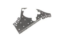 Verstevigings platen draagarm ophanging achter (Trailing arm) V2 BMW E36