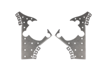 Verstevigings platen draagarm ophanging achter (Trailing arm) V2 BMW E36