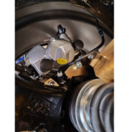 BMW E46 Extra remklauw adapter (Met behoud van ABS) 