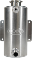 OBP aluminum koel water expansie tank / Zilver