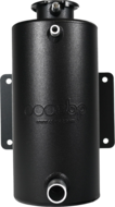 OBP aluminum koel water expansie tank / Zwart