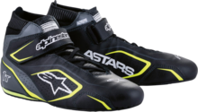 Alpinestars Race Schoenen Tech 1T V3 FIA / Zwart-Grijs-Geel