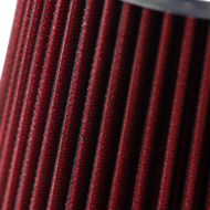 Universele Lucht Filter  (Power Filter) Rood Incl Adapter ringen &quot;60, 70, 76, 84, 90mm&quot;