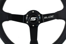 Slide Carbon stuur 350mm Silver Strip offset: 90mm