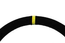 Slide Suede stuur 350mm Gele Strip offset: 90mm