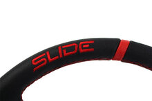 Slide Leer stuur 350mm Rood offset: 90mm