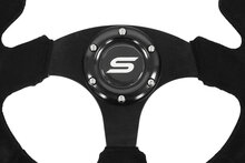 SLIDE Suede stuur 320mm Zwart  offset: 20mm