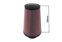 TurboWorks Luchtfilter H:220 DIA:60-77mm