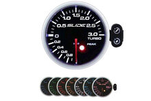 Slide PK-SC Gauge 52mm - Turbo Electric -1 tot 3 BAR