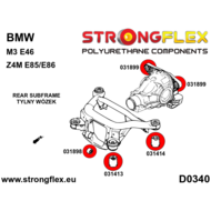 BMW E46 Subframe montage bus set - SPORT