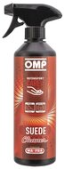 OMP Suede Leather Cleaner 500 ml &ndash; Motorsport Care Reinigingsspray voor Su&egrave;de &amp; Alcantara