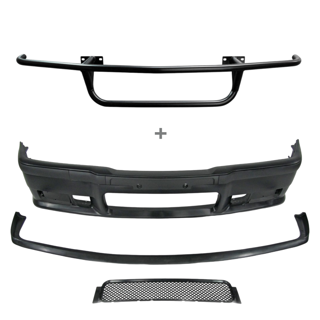 Sport look voorbumper + bash bar pakket BMW 3 Serie E36