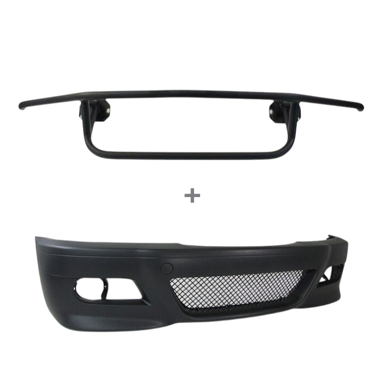 Sport look voorbumper + Bash bar pakket BMW 3 Serie E46 