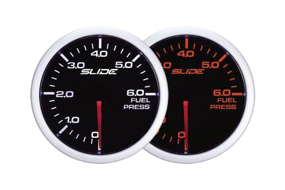 Slide WA Gauge 52mm - Brandstofdrukmeter