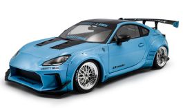 Toyota GR86 Liberty Walk Body Kit '24, blauw 1:18