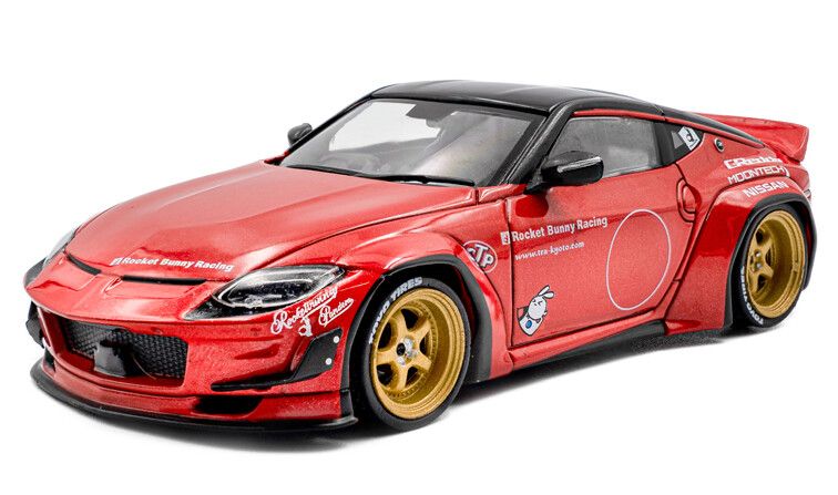 Nissan 400Z Rocket Bunny '22, rood 1:43