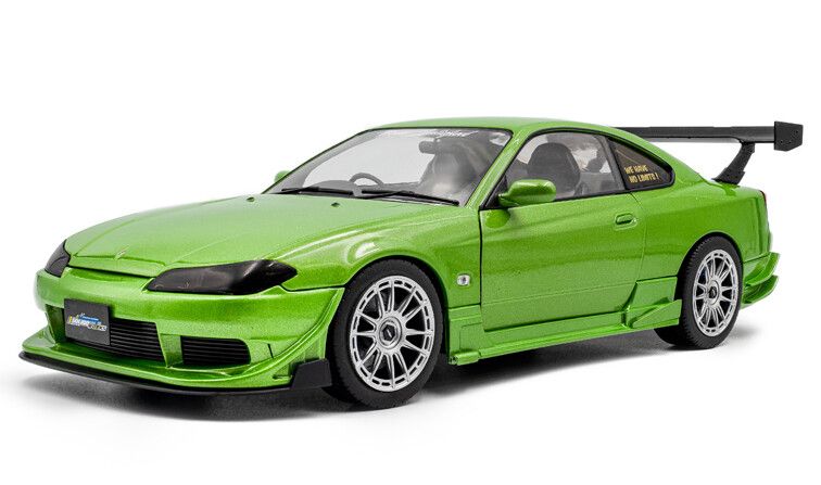 Nissan Silvia S15 Spec-R Aero Solido Works '99, groen 1:18
