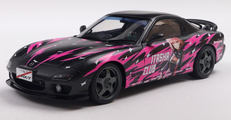 Mazda RX7 FD3RS Solido Works ITASHA Club '99, roze 1:18