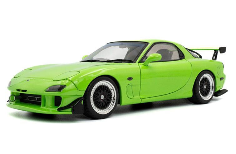 Mazda RX7 FD3RS Solido Works '99, groen 1:18