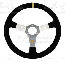 QSP Sport stuur zilver suède offset: 70mm