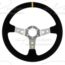 QSP Sport stuur zilver suède offset: 90mm