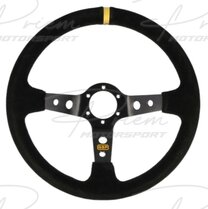 QSP Sport stuur zwart suède offset: 90mm