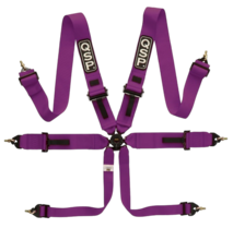 QSP 6-punts gordel Pro Plus FIA - Paars