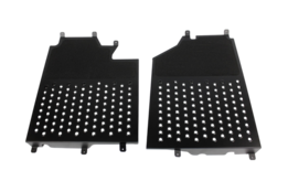 Zwarte (Stainless steel) vloer platen BMW E36