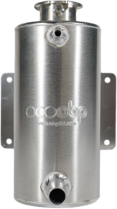 OBP aluminum koel water expansie tank / Zilver
