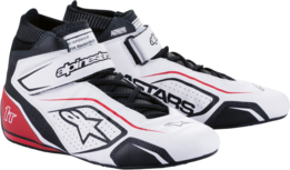 Alpinestars Race Schoenen Tech 1T V3 FIA /  Wit-Zwart-Rood