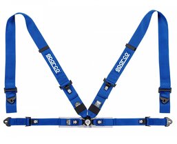 Sparco 4-Punt FIA Gordel - Blauw