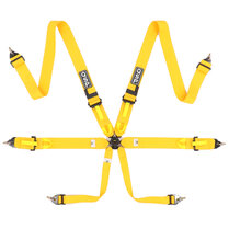 QSP 6-punts gordel Pro Plus FIA - Geel