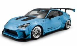 Toyota GR86 Liberty Walk Body Kit '24, blauw 1:18