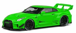 Nissan GT-R R35 Liberty Walk Work Silhouette, groen 1:43
